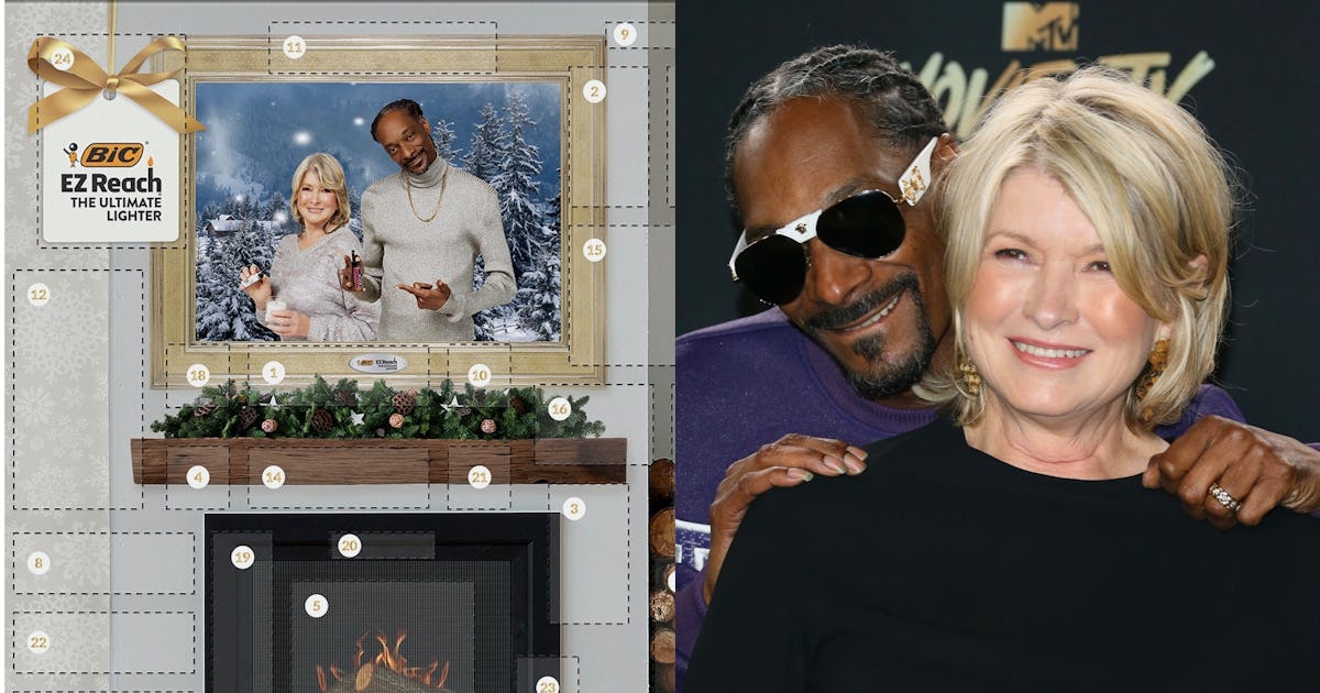 How To Get Martha Stewart & Snoop Dogg's BIC Advent Calendar