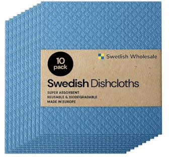 Swedish Wholesale Dish Cloths (10-Pack)