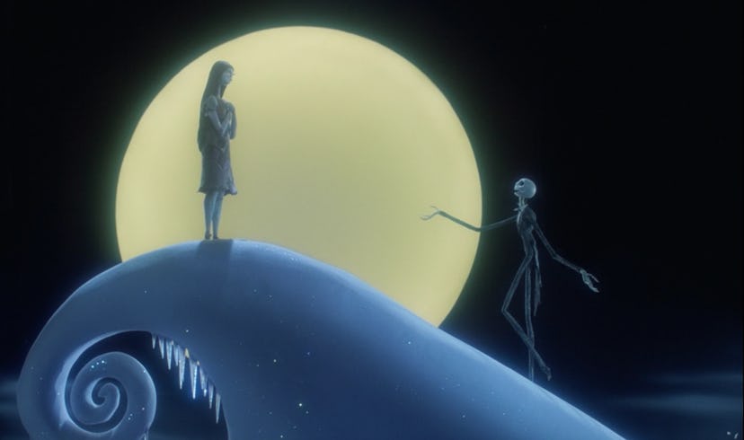 The final scene of The Nightmare Before Christmas
