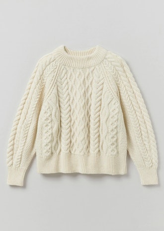 aran wool sweater