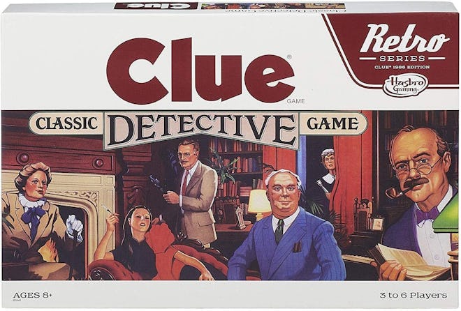 The retro version of Clue is a classic detective board game.
