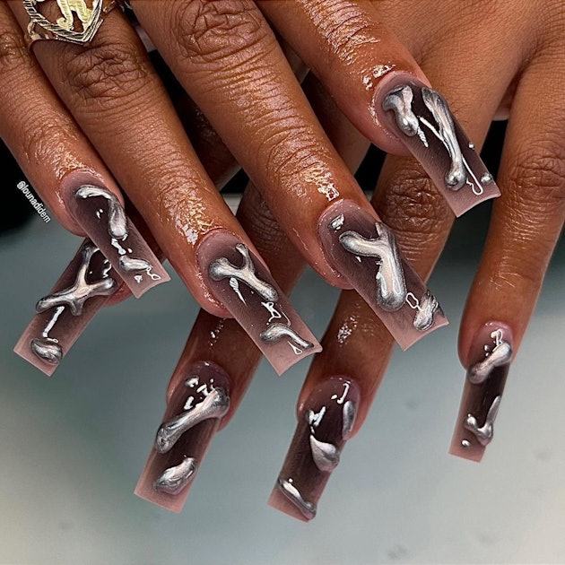 5. "November Nail Trends: Stiletto Nails in Bold Colors and Patterns" - wide 7