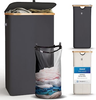 Hennez Laundry Basket With Lid