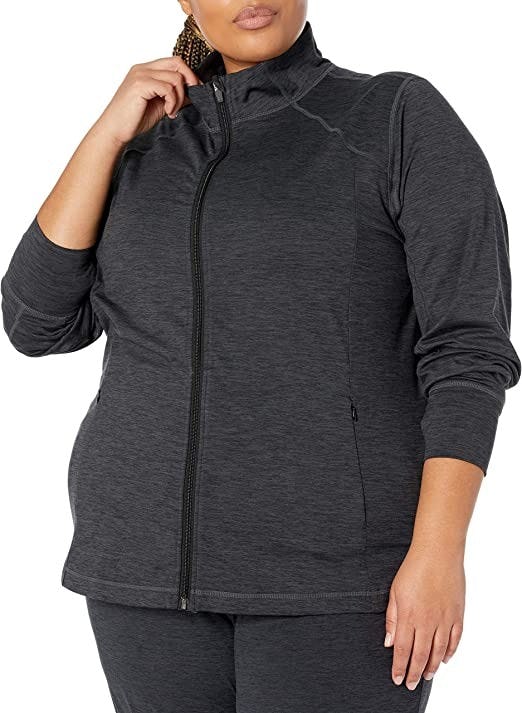 Amazon Essentials Brushed Tech Stretch Full-Zip Jacket