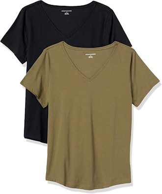 Amazon Essentials V-Neck T-Shirt (2-Pack)