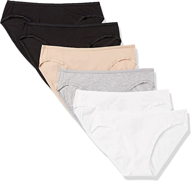 Amazon Essentials Cotton Bikini Brief Underwear (6-Pack)