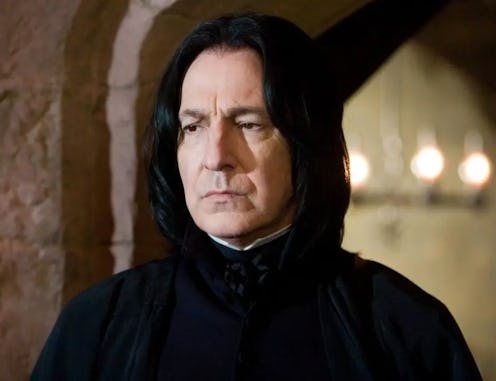 Alan Rickman as Severus Snape in the 'Harry Potter' film franchise.