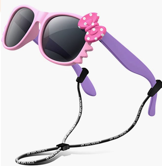 These RIVBOS Kids Polarized Sunglasses With Strap are one of the best gifts for 2-year-olds.