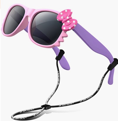 These RIVBOS Kids Polarized Sunglasses With Strap are one of the best gifts for 2-year-olds.