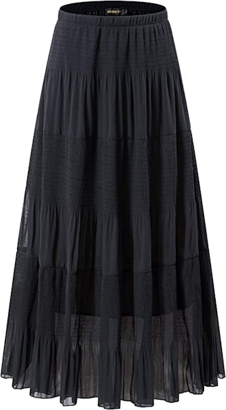 NASHALYLY Chiffon Maxi Skirt