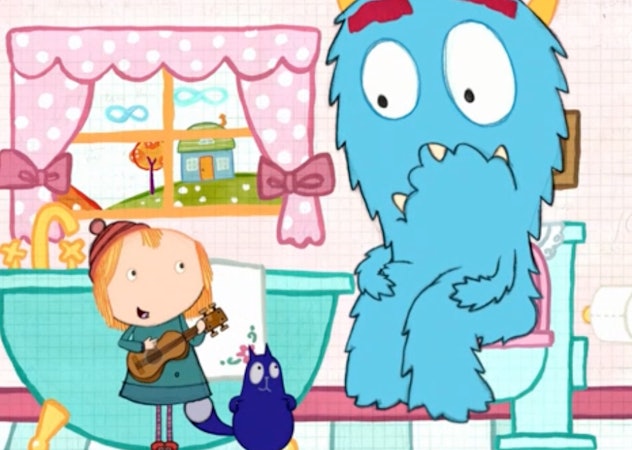 This episode of 'Peg + Cat' focuses on learning to use the potty.