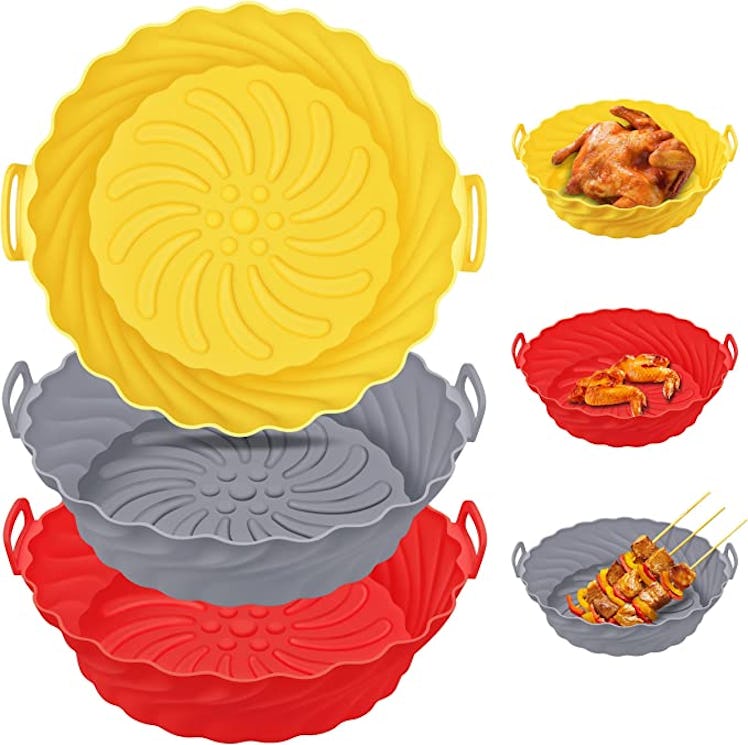 MOKEA Air Fryer Liners (3-Pack)