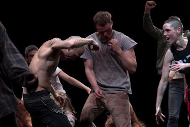 People dancing in a Gisèle Vienne performance