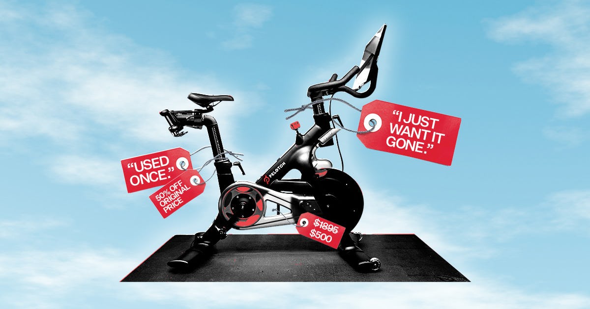 Try a peloton clearance bike