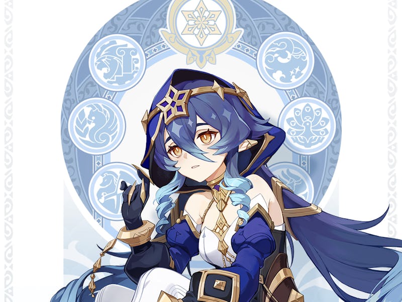 genshin impact layla official art