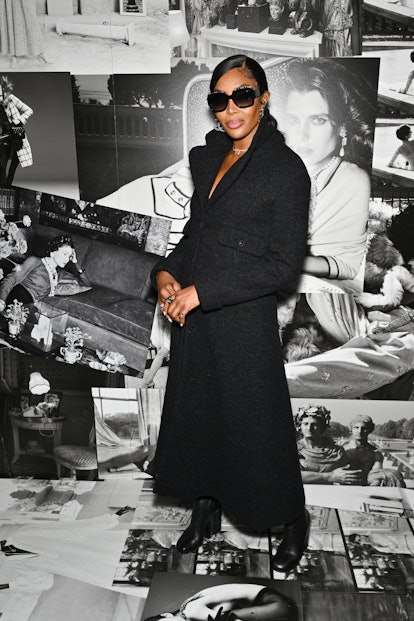 Naomi Campbell attends the Chanel Womenswear Spring/Summer 2023 show as part of Paris Fashion Week o...