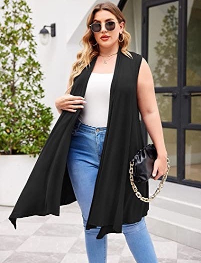 IN&rsquo;VOLAND Sleeveless Cardigan Vest