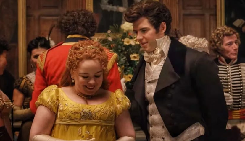 Penelope Featherington and Colin Bridgerton.