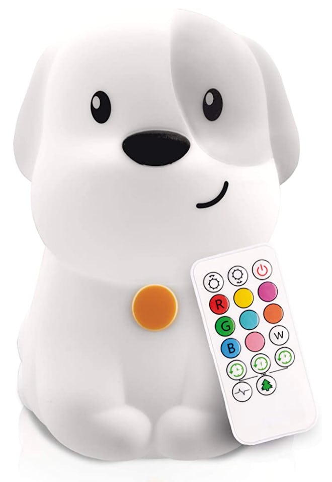 This LumiPets Puppy Dog Night Light is one of the best gifts for 2-year-olds.