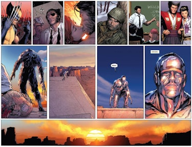 Pages from Death of Wolverine #4 (October, 2014). Artwork by Steve McNiven. 
