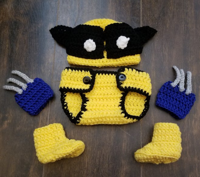 Wolverine Diaper Cover Set