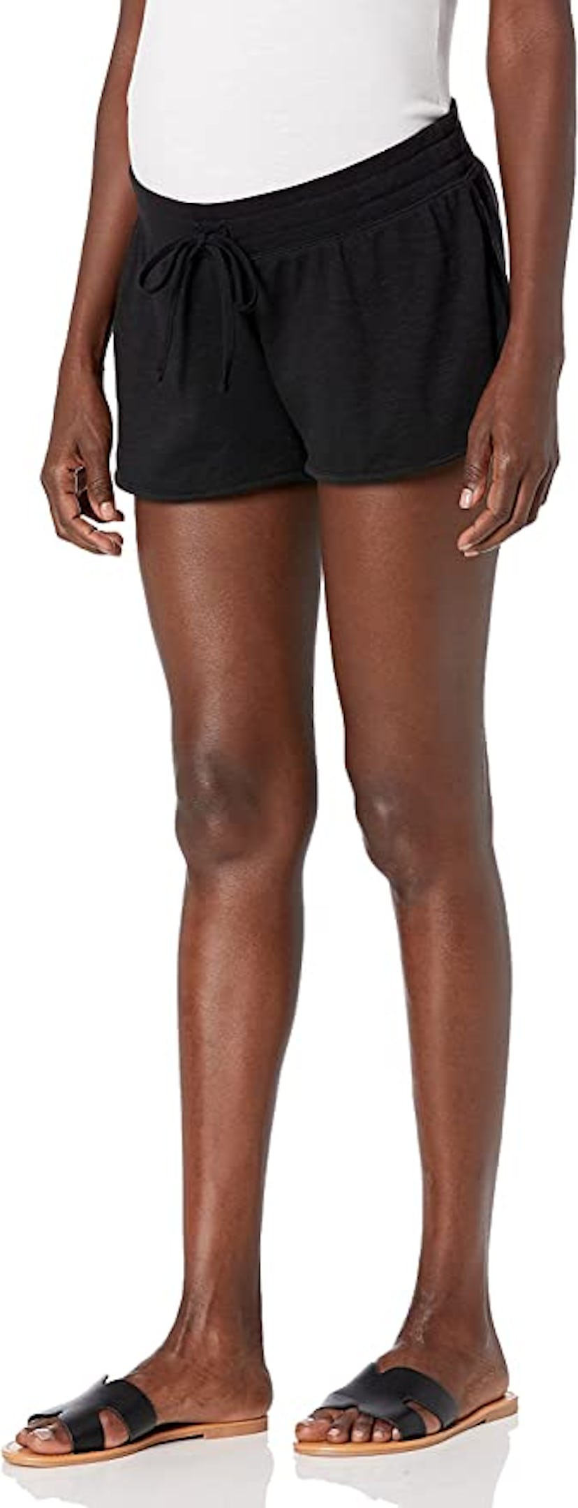 Motherhood Maternity Women's Maternity French Terry Underbelly Short