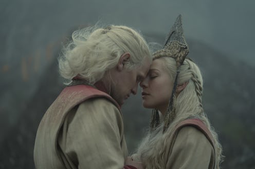 Matt Smith as Daemon Targaryen and Emma D'Arcy as Rhaenyra Targaryen in 'House of the Dragon'