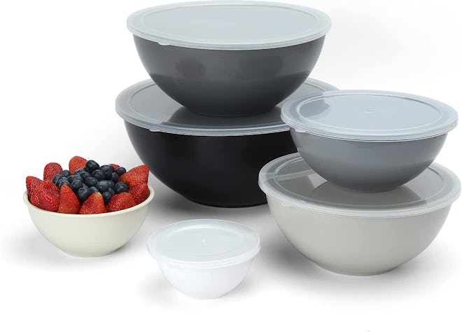COOK WITH COLOR Mixing Bowls with Lids - 12 Piece