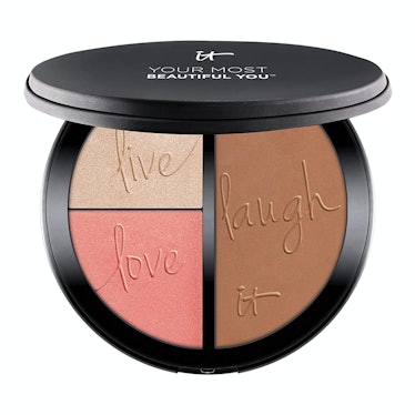 It Cosmetics Your Most Beautiful You Palette is the best blush bronzer highlight palette.