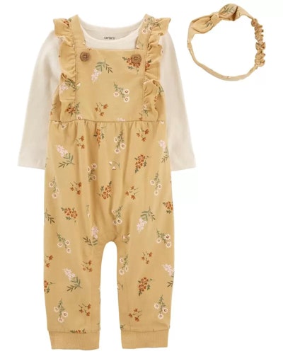 Carter's 3-Piece Tee & Jumpsuit Set