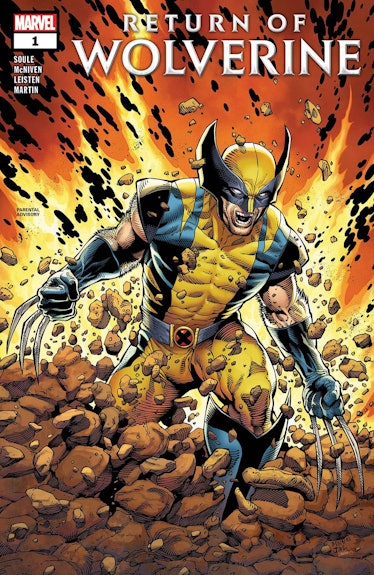 Front page of the first Wolverine comic named Return of Wolverine