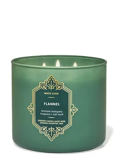 The Bath & Body Works fall 2022 candle sale include the Flannel candle. 