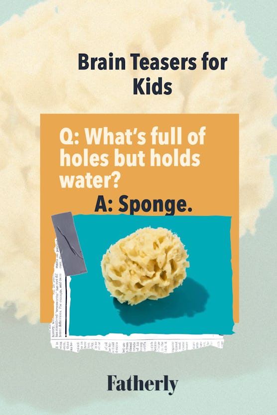 531b377f 9b01 4e41 ac14 a0db5578a620 jokesseries insertstitles 1004 Brain Teasers: What's full of holes but still holds water?