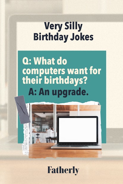 愚蠢的生日笑话:电脑想要为他们的生日吗?