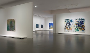 Joan Mitchell reflects Monet's waterlilies in Bois de Boulogne and Barcelo  uses Grisaille in Pantin