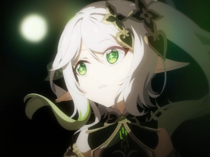 genshin impact green eyed