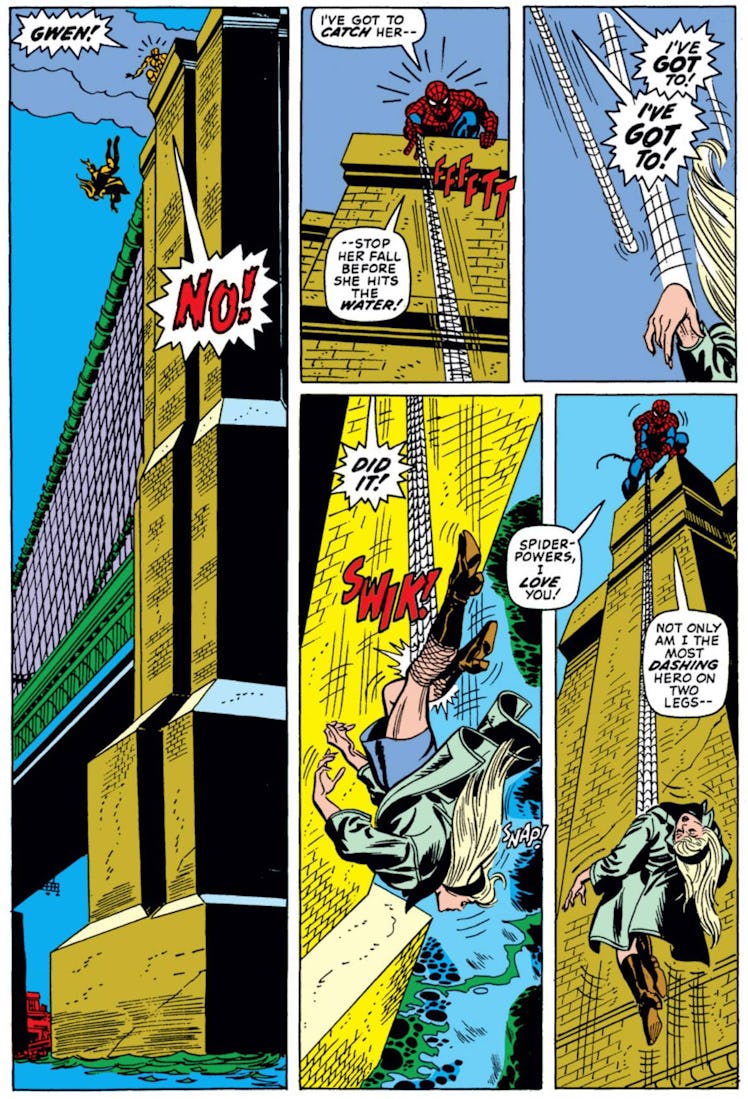 Gwen Stacy’s death in The Amazing Spider-Man #121 