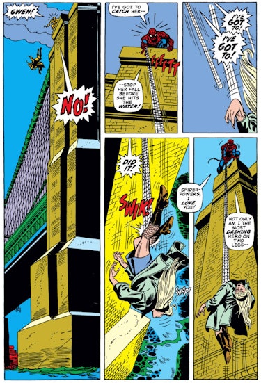 Gwen Stacy’s death in The Amazing Spider-Man #121 (June, 1973). 