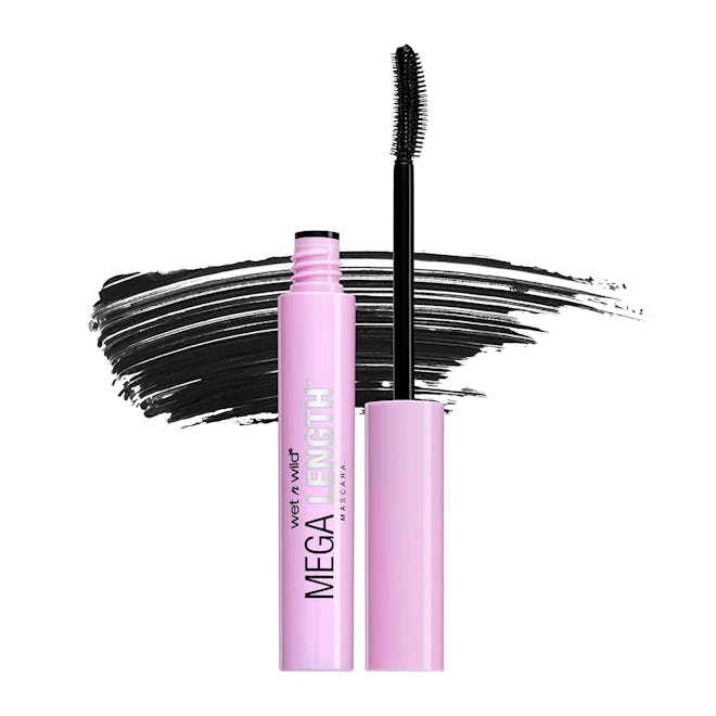 wet n wild mega length waterproof mascara is the best mascara for straight lashes under 5 dollars