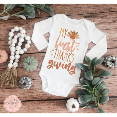 Thanksgiving onesie 2025 old navy