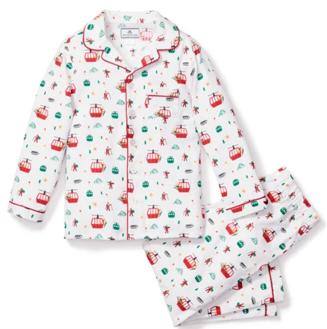The Petite Plume Holiday At The Chalet Pajama Set For Kids is one of the best holiday pajamas sets.