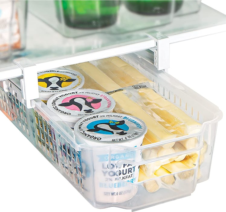 Smart Design Adjustable Pull Out Refrigerator Drawer