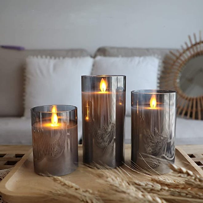 Yinuo Candle Flameless Led Candles (Set of 3)