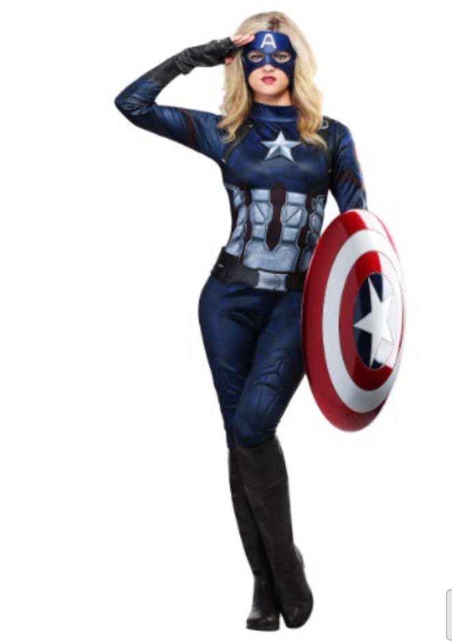 Captain America Women's Costume