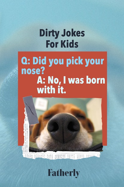 Dirty Jokes For Kids: Did you pick your nose? 
