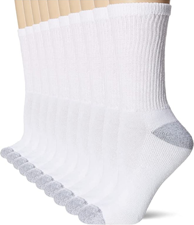 Hanes Crew Socks (10-Pack)