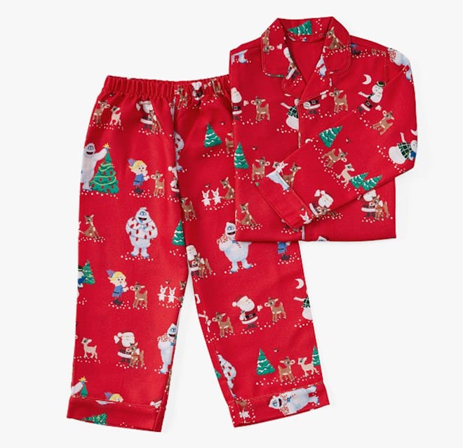 The Rudolph Kids Flannel Pajamas are some of the best holiday pajamas for kids.