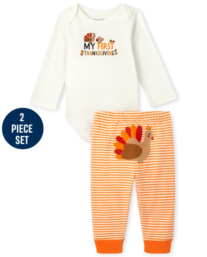 my first thanksgiving outfit bodysuit