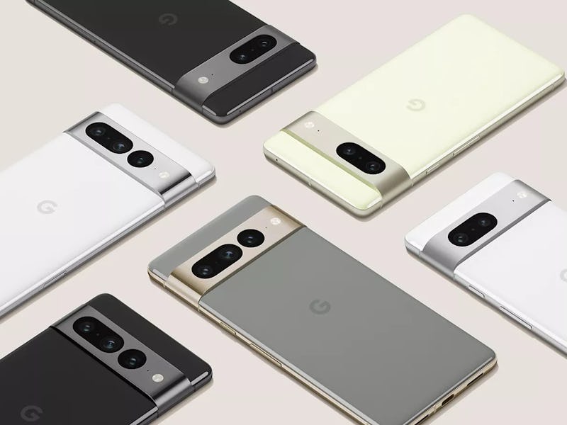 Google's Pixel 7 and Pixel 7 Pro lineup.