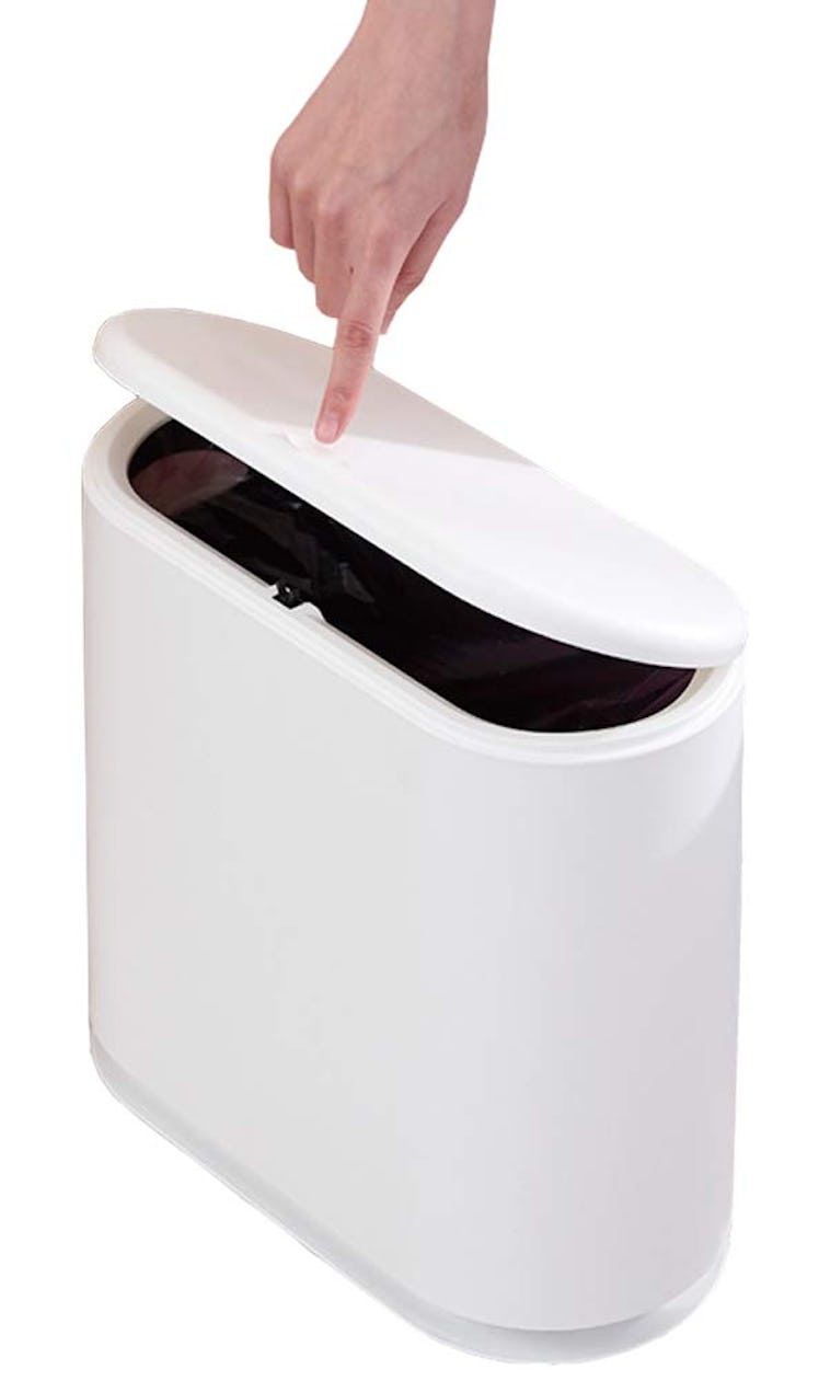 Sooyee 10 Liter Rectangular Plastic Trash Can 